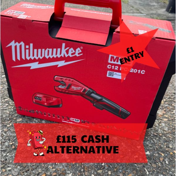 MILWAUKEE C12PC-201C 12V 1 X 2.0AH LI-ION REDLITHIUM CORDLESS PIPE CUTTER