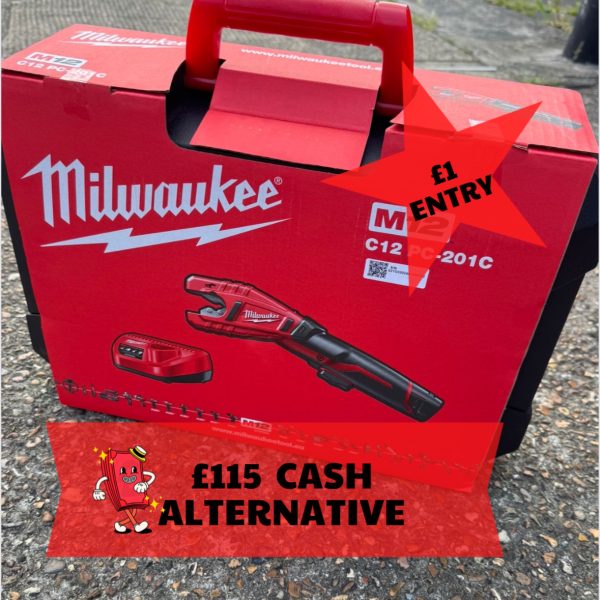 MILWAUKEE C12PC-201C 12V 1 X 2.0AH LI-ION REDLITHIUM CORDLESS PIPE CUTTER